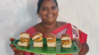 Vada Pav recipe in Tamil|Mumbai Street food|வட பாவ்|How to make 7 July 2021