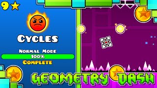 "Cycles" 100% Complete [All Coins] | Geometry Dash
