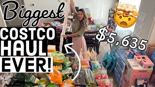 🤯 *ENORMOUS* $5K COSTCO HAUL! Large Family Grocery Haul (MOM OF 5)