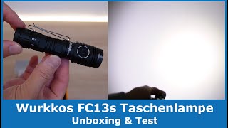 Wurkkos FC13s LED Taschenlampe || Unboxing & Test