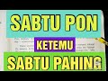 WETON JODOH SABTU PON DAN SABTU PAHING||PRIMBON