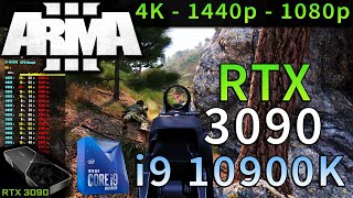 ArmA 3 | RTX 3090 | i9 10900K 5.2GHz | 4K - 1440p - 1080p | Ultra Settings