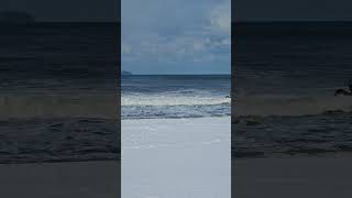 積雪した皆生温泉海遊ビーチ #waves #beach #surf