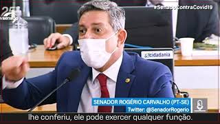 Senador Rogério Carvalho condena autoritarismo que tenta impedir a #CPIdaCovid