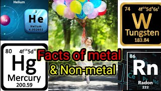 facts of metals and non-metal/world lightest metal/Heaviest metal/light gas/heavy gas shorts video