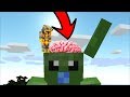 MC NAVEED TRAVELS INSIDE BABY ZOMBIE BRAIN TO DESTROY ALL THE DANGEROUS MOBS MOD!! Minecraft