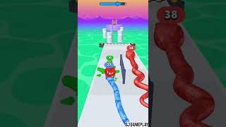 Snake Run Race Gameplay (Android / iOS) All Level(1-20) Walkthrough