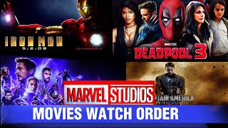 MARVEL MOVIES IN ORDER | HOW TO WATCH ALL MCU MOVIES CHRONOLOGICALLY