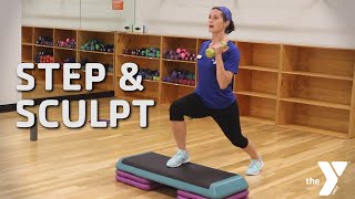 YMCA Step \u0026 Sculpt Workout with Melanie Smith