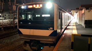 2023.12.17 JR常磐線北千住→上野にて・E531系0番台 水カツK477編成13号車にて。