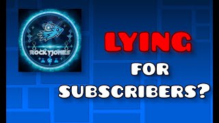 Geometry Dash YouTuber LIES for Subscribers (ALLEGEDLY)
