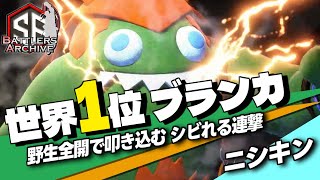 【世界1位 極・ブランカ】狩りの時間ダッ！野生を解放して怒涛の連撃を叩き込む ニシキンブランカ｜ ニシキン (ブランカ)vs JP , なおーん (豪鬼) 【スト6】