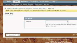 Reporting Spam to Moderators on a vBulletin Forum