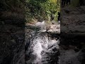 uji adrenalin menuruni tebing air terjun