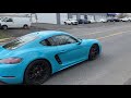 soul 718 cayman s with sport cat downpipe performance exhaust