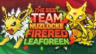 The Best Team to Nuzlocke Pokemon FireRed & LeafGreen With Feat. @PokemonChallenges