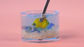 DIY Miniature aquarium #shorts