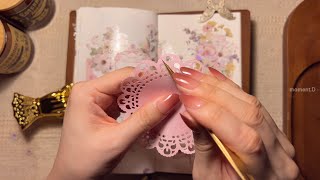 꽃향기가 가득하게 다이어리 꾸미기 #scrapbooking 다꾸 ASMR