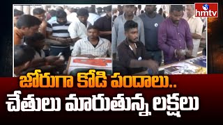 West Godavari: ఆంధ్రాలో జోరుగా కోడి పందాలు.. చేతులు మారుతున్న లక్షలు | hmtv