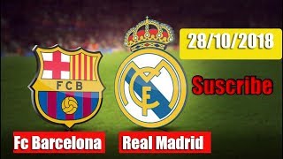بث مباشر برشلونة وريال مدريد#الكلاسيكو - 28-10-2018 - عصام الشوالي 1080 FULL HD