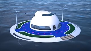 Futuristic UFO-shaped houseboat to set sail by 2018