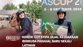 Keren! Cut Syifa Jajal Kejuaraan Berkuda Padahal Baru Sekali Latihan