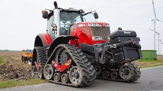 Land bewerken met: Massey Ferguson 8690 Dyna VT op Zuidberg Tracks.