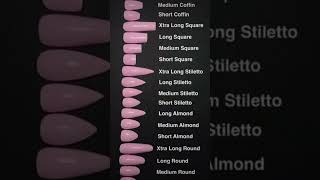 # different types of nail shape#guide to nail shapes #nail@lookuniqueclassyshapes