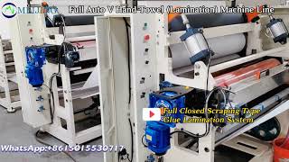 Factory Good Price Fully V interfolded Hand Towel/Paper Towel (Lamination )Machine Production Line