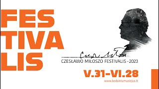 Kviečiame į „Czeslawo Miloszo festivalis 2023“  renginius