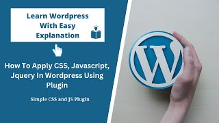 Add JavaScript & CSS to WordPress 🚀 Simple Plugin Tutorial | Simple Custom CSS and JS plugin