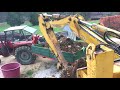 kramer 516 and imt 560 loading and driving soil