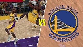 Can Shaq and Kobe Beat The Warriors Playing Alone? NBA 2K18 Challenge!
