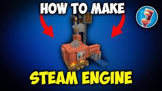 How to Make a Steam Engine in Create Mod for Minecraft