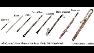 Free Woodwinds Ableton Live Pack by AfroDJMac