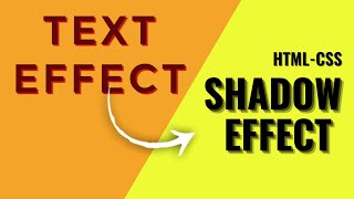 Text Shadow Effect Using Only HTML & CSS - Pure CSS Tutorial - CodeWithTanmay