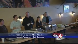 Nazareth deli reopens after machete attack