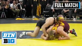 165 LBS: Kasper McIntosh (Minnesota) vs. #2 Alex Marinelli (Iowa) | 2020 B1G Wrestling