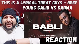 YOUNG GALIB - Babli | OFFICIAL MUSIC VIDEO | BANTAI RECORDS | 2023 | REPLY TO KARMA | REACTION BY RG