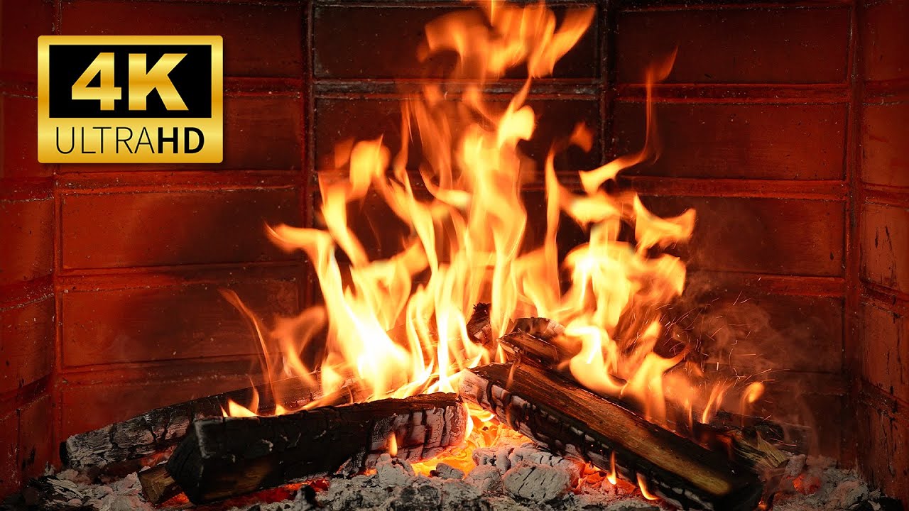 рџ ґ Fireplace 4k Uhd Fireplace With Crackling Fire Sounds Fireplace