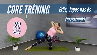 Core tréning az erős, lapos hasért és törzsizmokért