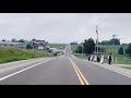 Riding through scenic Holmes County,  Ohio Amish Country July 2023