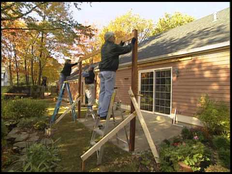 How to Build a Pergola Over a Patio How to Build a Pergola Over a Patio