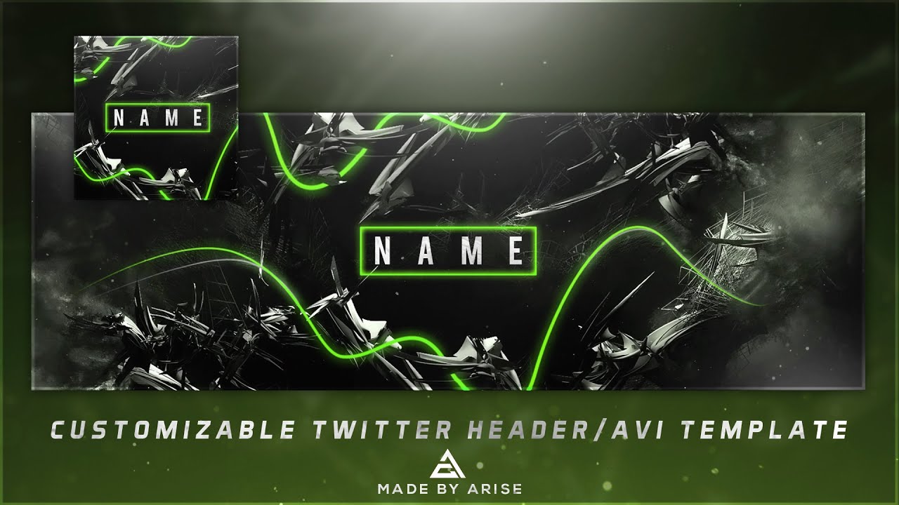 Abstract Twitter Headers