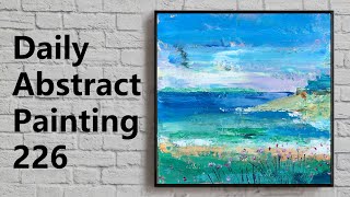 Relaxing Painting Video | Abstract Art | Daily Challenge 226