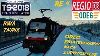 TRAIN SIMULATOR 2018 ☆ RWA Taurus / ODEG-Ersatzverkehr mit ÖBB CS nach Ludwigsfelde | trainTeacher