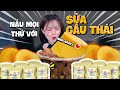 Nấu tất cả mọi thứ với sữa gấu Thái Lan hot TikTok. MisThy suýt 