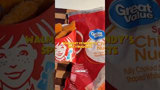 Walmart Vs Wendy S Spicy Nuggets
