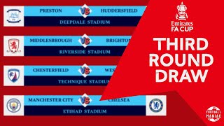 FA Cup Third Round Draw | Emirates FA Cup 2022-23