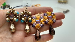 Diy video tutorial ,,GIMMY,, 🥰 #orecchini #earrings #pendant #pendente #perle #rondelle